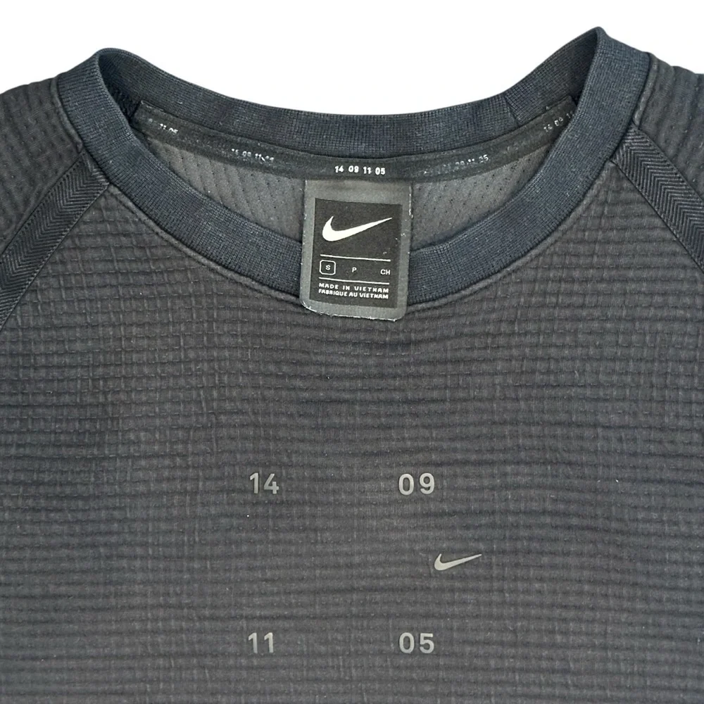 Nike Sportswear Tech Pack Crewneck Sweatshirt Black/Anthracite Small CU3782-010